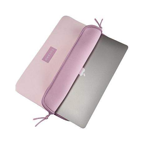 Çantë për Laptop Tucano One, 13", MacBook Neo, Neopren 4 mm, Anti-Slip System – Rozë - 7