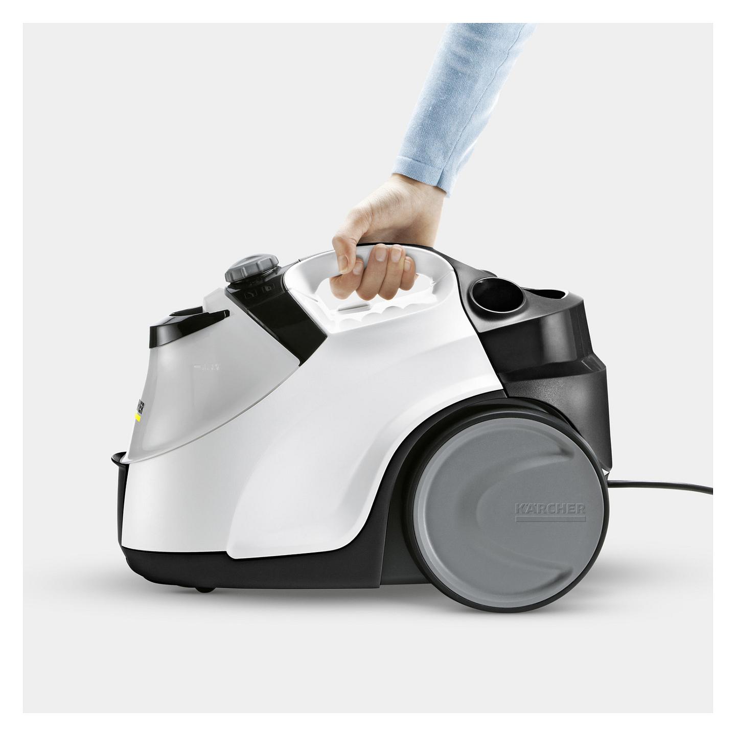 Pastrues me avull Kärcher SC 5 EasyFix Iron Plug / 2250W / 4.2 Bar / 1.5L / EasyFix - Zezë/Bardhë - 2