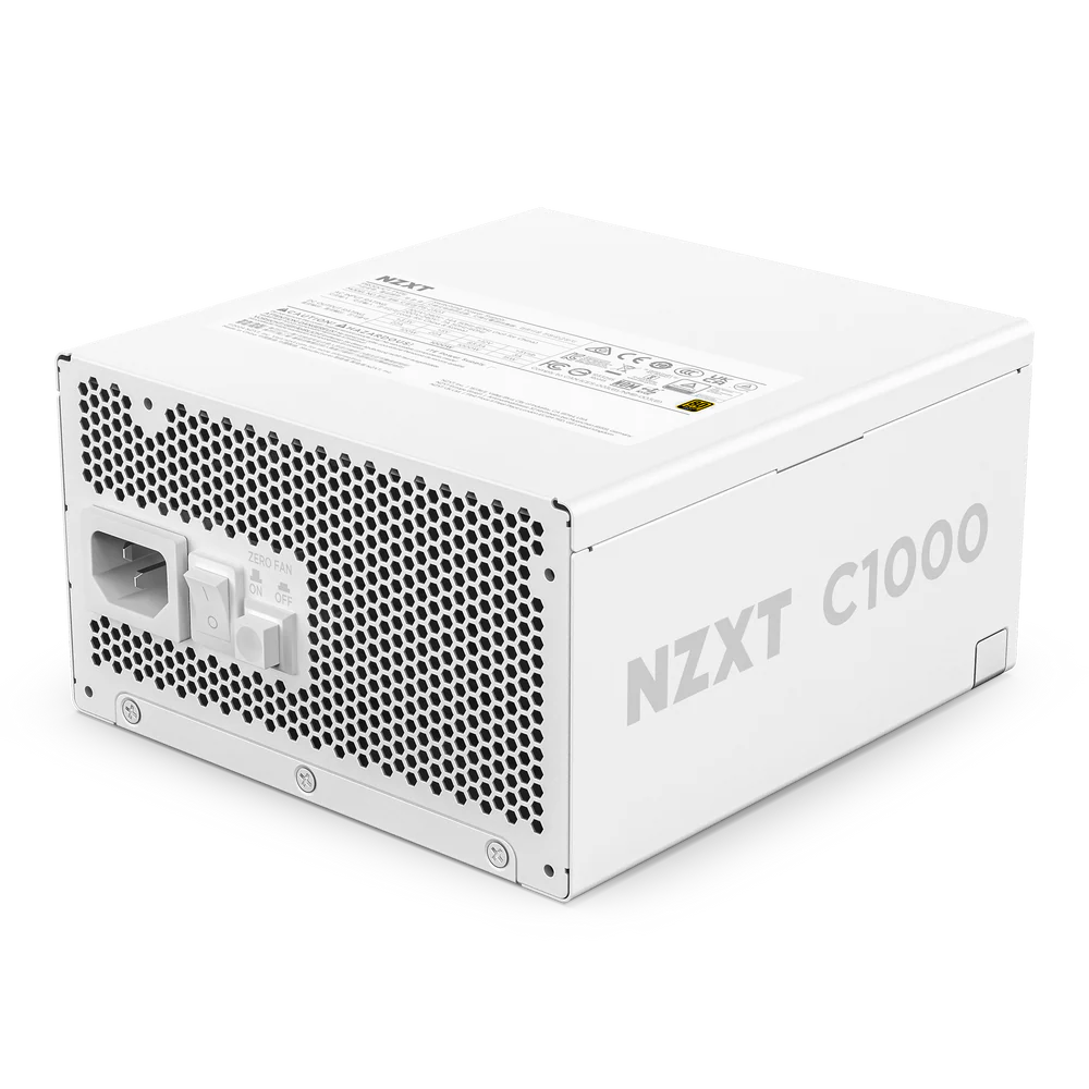 Furnizues Energjie NZXT C1000 Gold ATX 3.1 / 1000W / 80 PLUS Gold / Fully Modular / 12V-2x6 - Bardhë - 3