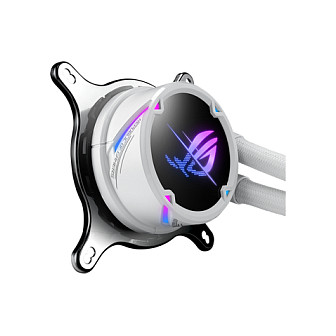 Ftohës për procesor ASUS ROG STRIX LC II 240 ARGB White Edition / 240mm / AIO / ARGB - Bardhë - 2