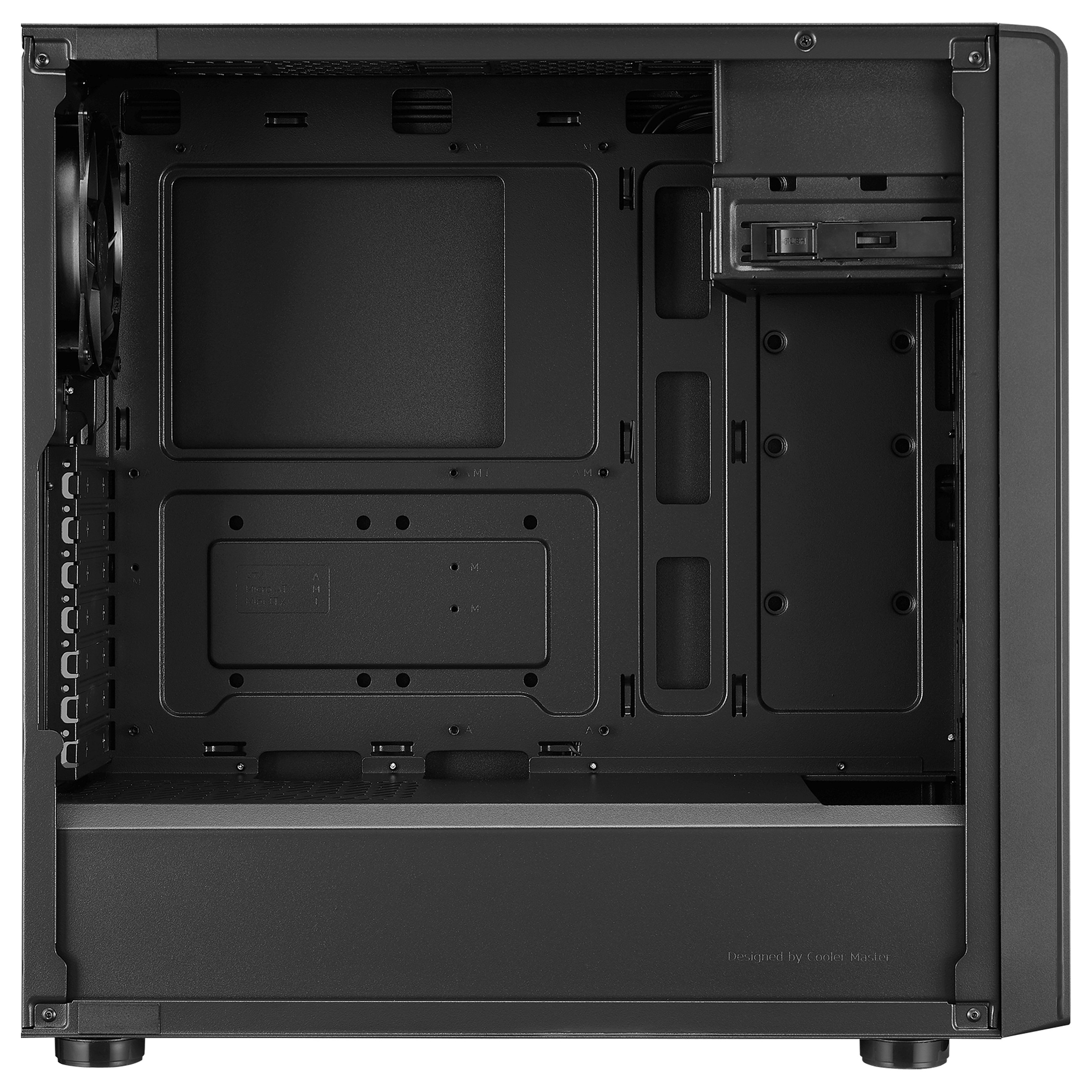 Kasë PC Cooler Master Elite 500 ODD / Mid Tower / ATX / 1x 120mm Rear Fan / Mesh Front / ODD Bay - Zezë - 3