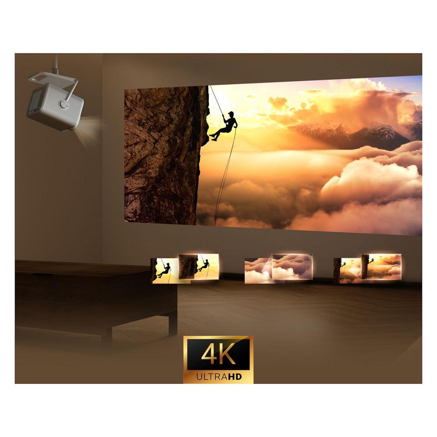 Projektor Hisense M2 Pro / UHD 4K (3840 x 2160) / 1.3:1 Zoom / HDR10+ / Wi-Fi / VIDAA - Bardhë - 3