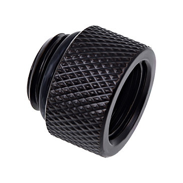 Aksesor për Ftohës Alphacool Eiszapfen / Adapter G1/4" AG në G1/4" IG / Straight – Zezë - 2