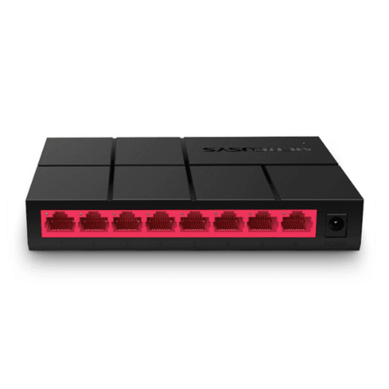 Switch Mercusys MS108G / 8-Port Gigabit / Unmanaged / Desktop - Zezë