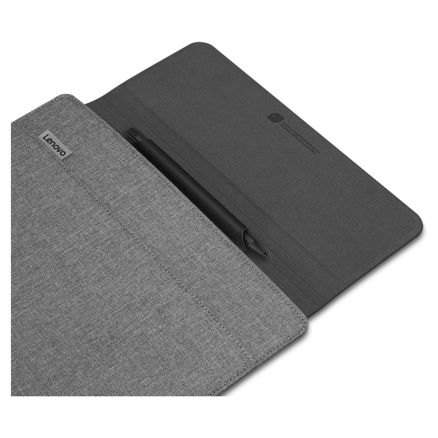 Këllëf për Laptop Lenovo Yoga GX41K68624, 14,5 inç, material i ricikluar, mbyllje magnetike – Gri - 6
