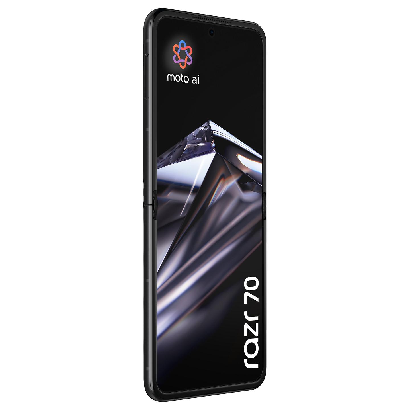 Telefon i Mençur Motorola razr 70 / 6.9" LTPO Extreme AMOLED / 120 Hz / Dimensity 7450X / 8 GB RAM / 256 GB / 5G / 50 MP OIS / Android 16 / 4800 mAh - Zezë - 6