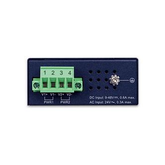 Switch Industrial PLANET IGS-510TF, 4x Gigabit Ethernet RJ45, 1x SFP Gigabit, 10Gbps, IP30, DIN-Rail - Blu - 3