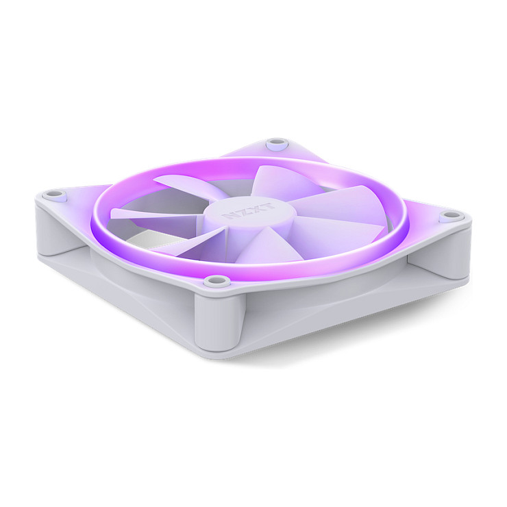 Ftohës për Kasë NZXT F120 / 120mm / 500-1800 RPM / PWM / RGB / 3-Pack – Bardhë - 4