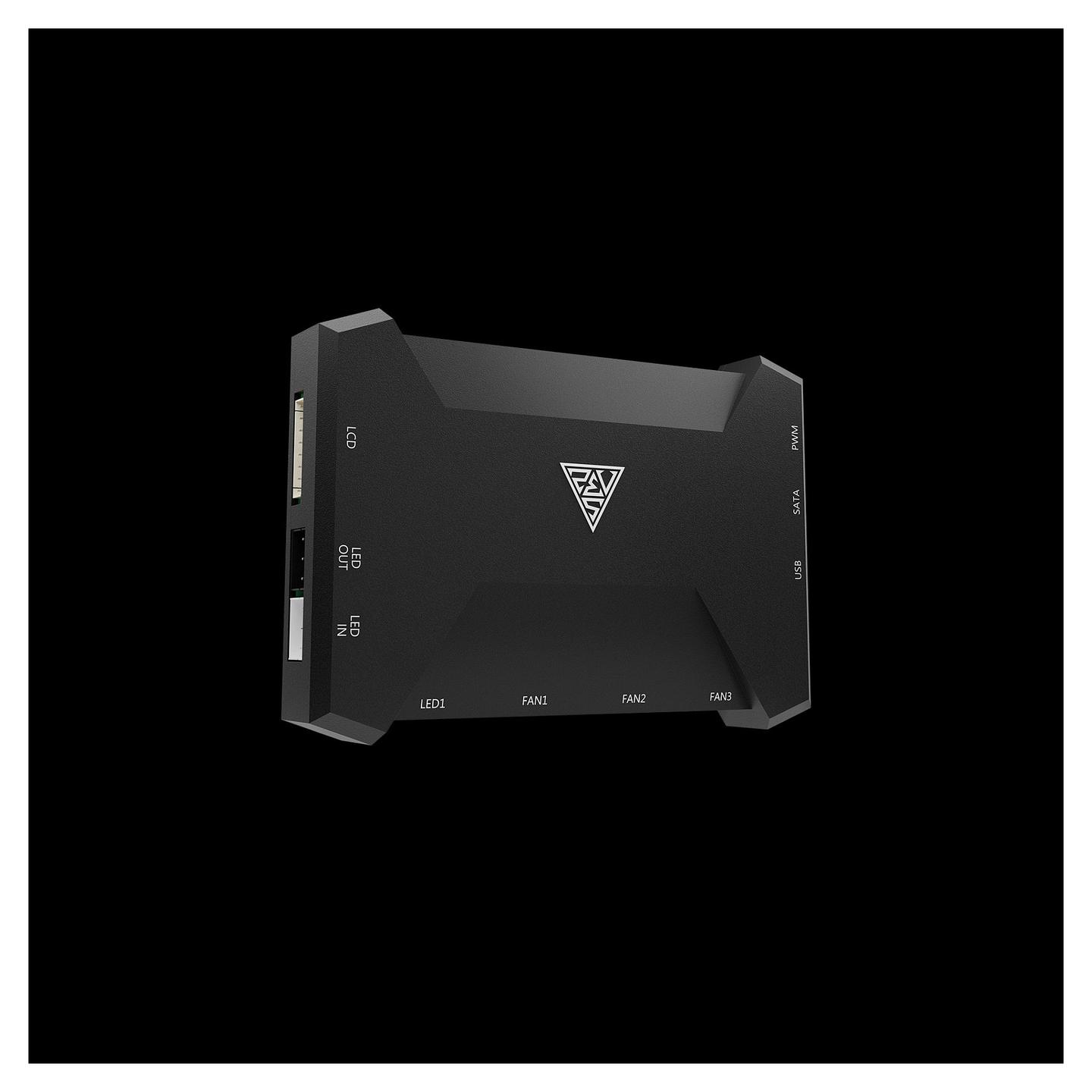 Ftohës për Procesor Gamdias Chione P3-240U / 240mm / 2x120mm / ARGB / LCD IPS / AIO - Zezë - 12