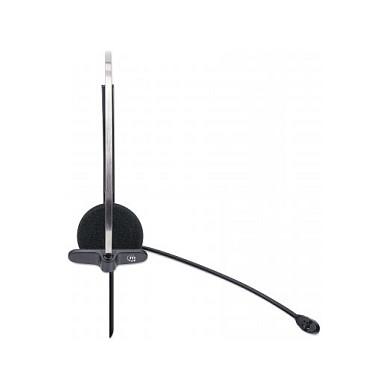 Kufje me kabllo Manhattan Mono USB Headset 179867 / USB-A / Mono / 1.5 m - Zezë - 5
