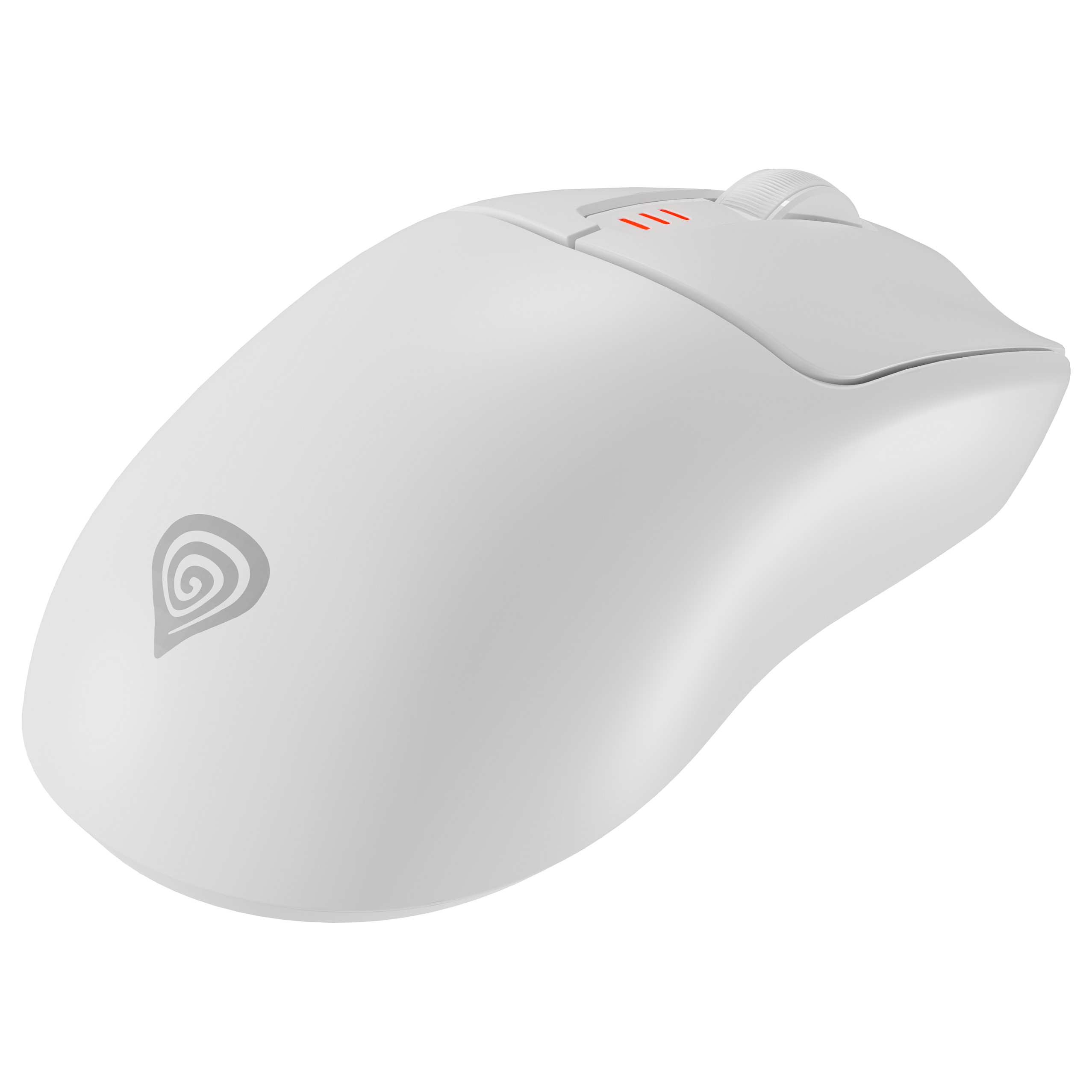 Maus Gaming Genesis Zircon 500 / Wireless / PMW3325 / 10.000 DPI / 2.4 GHz + Bluetooth - Bardhë - 5