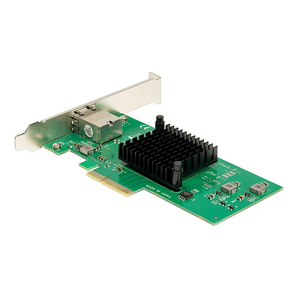 Karta të Rrjetit Inter-Tech Argus ST-7267, PCI Express 2.0 x4, 1x 10 Gigabit LAN RJ45, 100Mbps + 1/2.5/5/10GbE, Marvell AQC107, Low Profile - 2