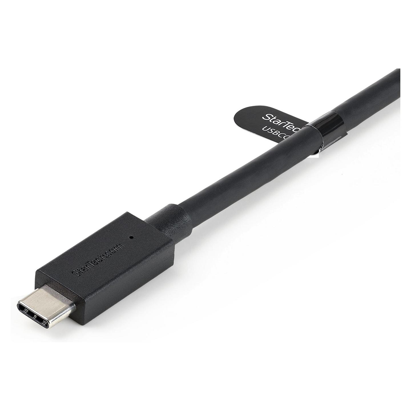 Kabllo USB StarTech.com USBCCADP, USB-C në USB-C, USB 3.2 Gen 2, 10 Gbps, Power Delivery 100W, me adapter USB-C në USB-A 5 Gbps, 1 m – Zezë - 5