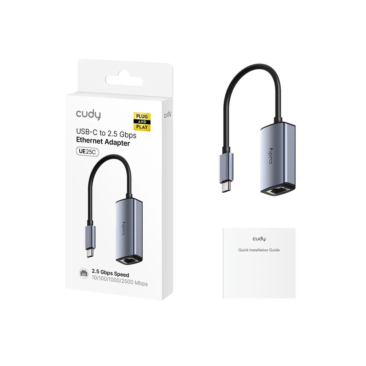 UE25C USB-S to 2.5G Ethernet Adapter - 2