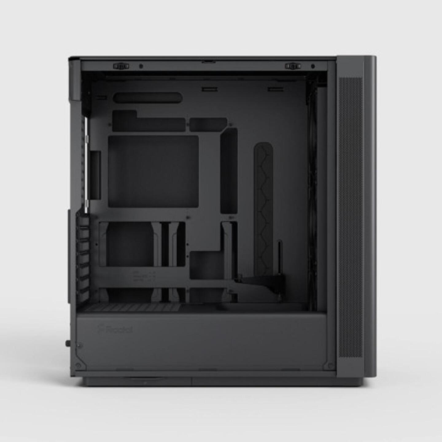 Kasë Fractal Design Define One, Mid-Tower, ATX, Xham i Temperuar, 3x Momentum 14, USB Type-C 20Gbps - Zezë - 3