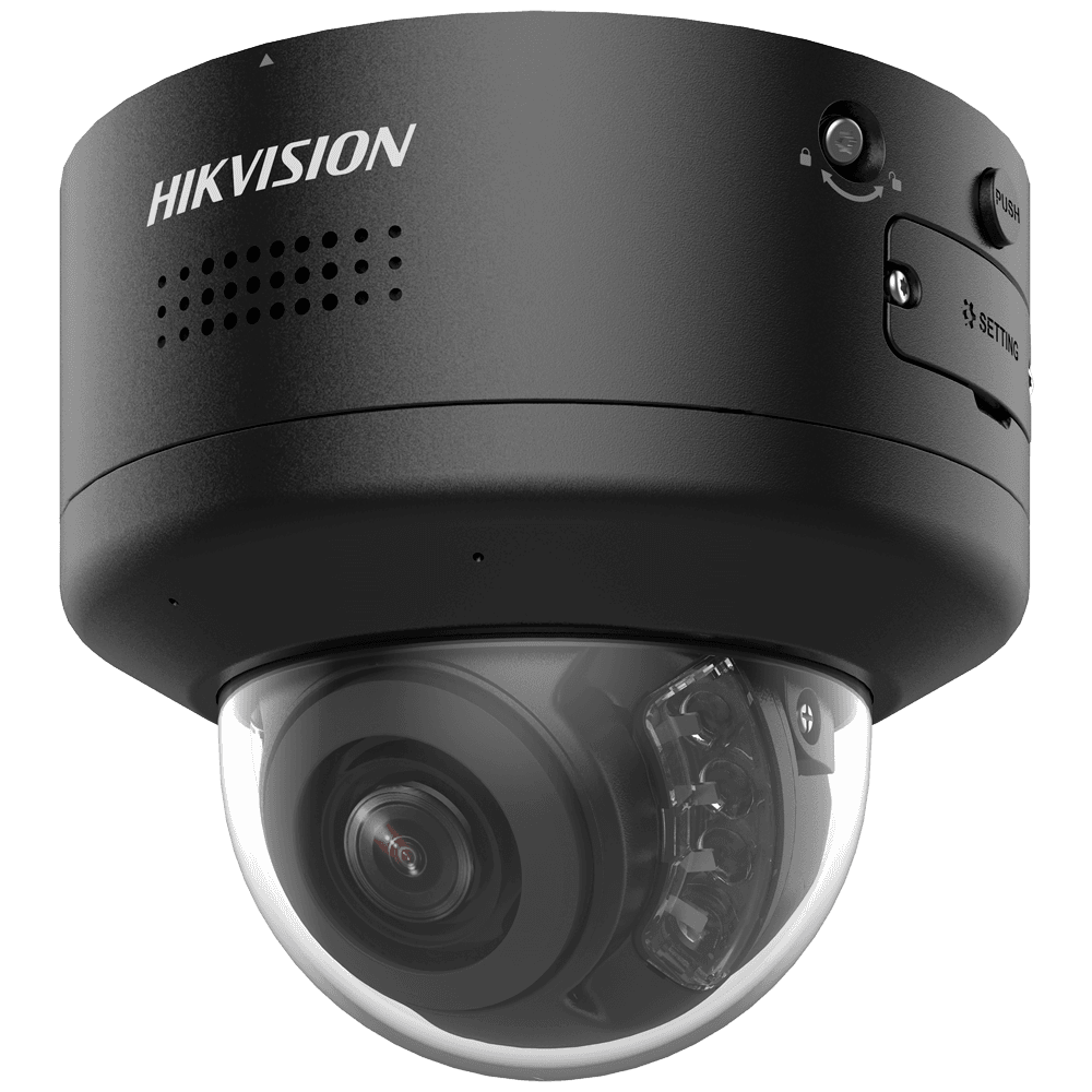 Kamerë Sigurie IP CCTV Hikvision DS-2CD2746G2H-IPTRZS2U/SL, 4MP, 2.8–12mm, PTRZ Motorike, AcuSense, DarkFighter, WDR 120dB, IR 40m, Audio, Stroboskop, PoE+, IP66, IK10 - Zezë