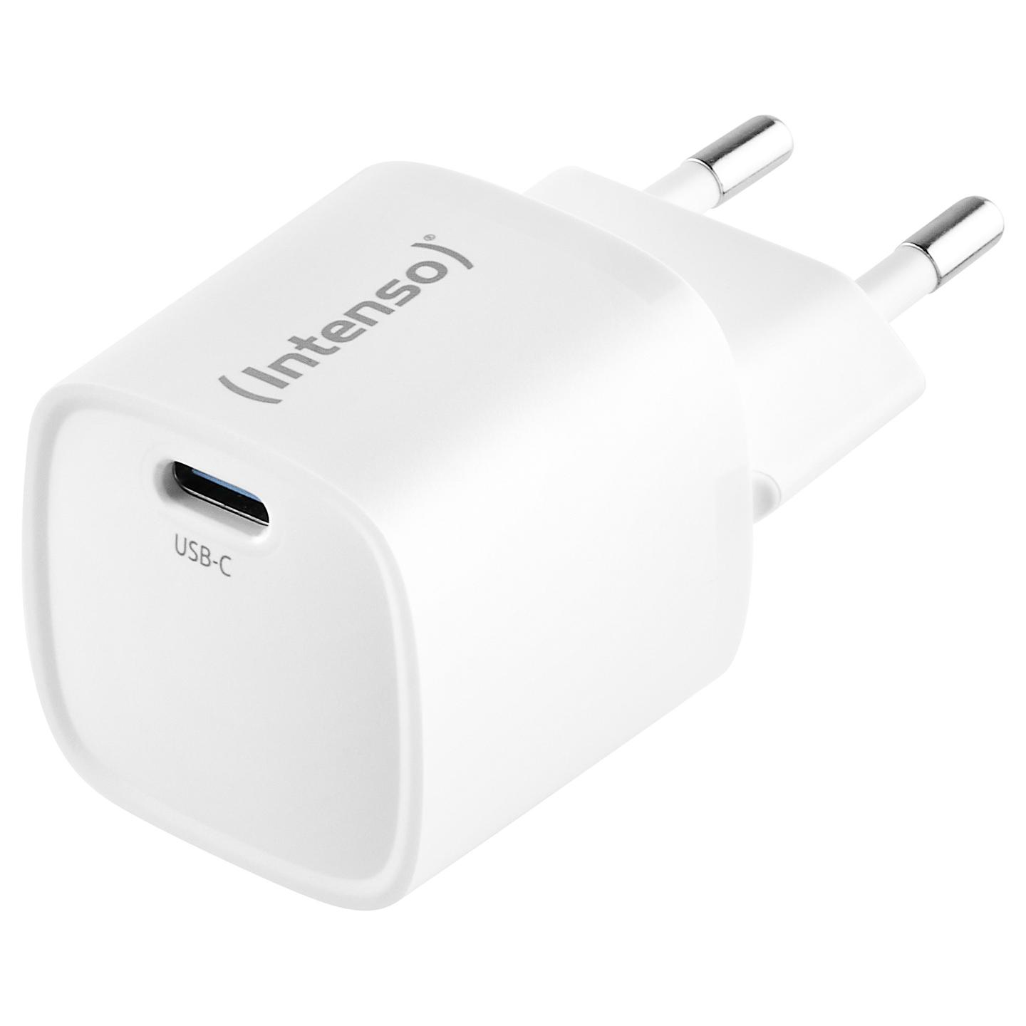 Adapter Intenso W30C² GaN / USB-C / 30W / PD 3.0 / PPS / QC 4.0 - Bardhë - 2