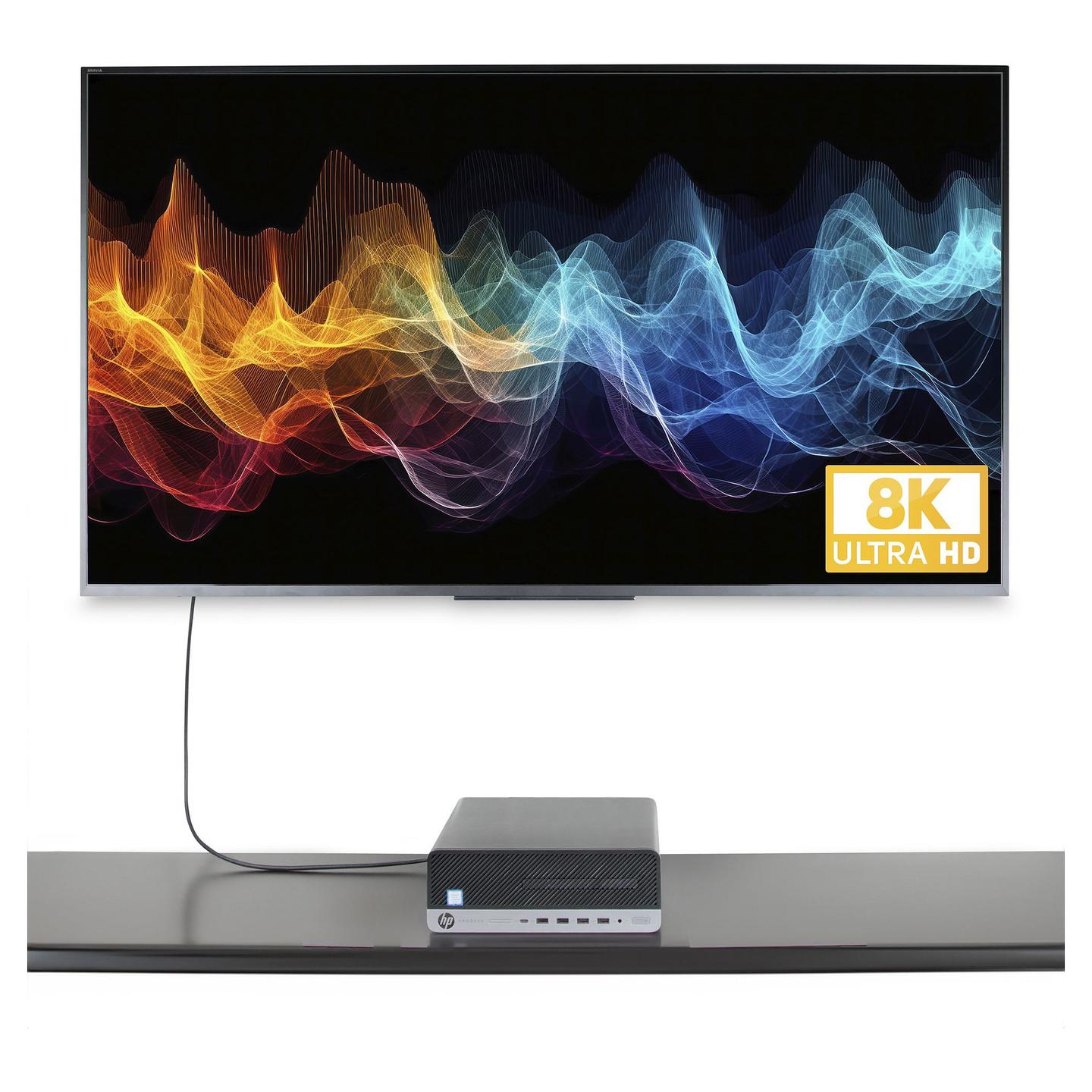 Kabllo DisplayPort StarTech.com 133DISPLAYPORTHDMI21 / DisplayPort në HDMI / 2m / DisplayPort 1.4 / HDMI 2.1 / 8K 60Hz / 4K 144Hz - Argjend - 8
