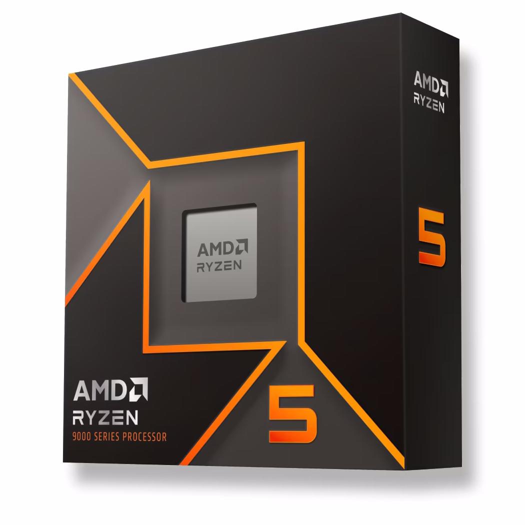 Procesor AMD Ryzen 5 9600X / 6 Bërthama / 12 Threads / 3.9GHz / Turbo-5.4GHz / 38 MB Cache / AM5 - Box