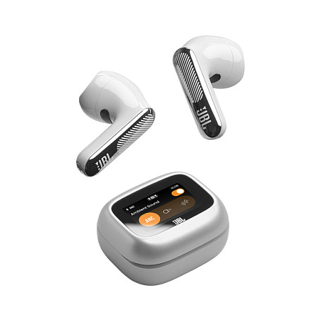 Kufje pa kabllo JBL Live Flex 4 / Bluetooth 6.0 / True Wireless / Noise Cancelling / 50 orë / Smart Charging Case – Argjendtë - 6