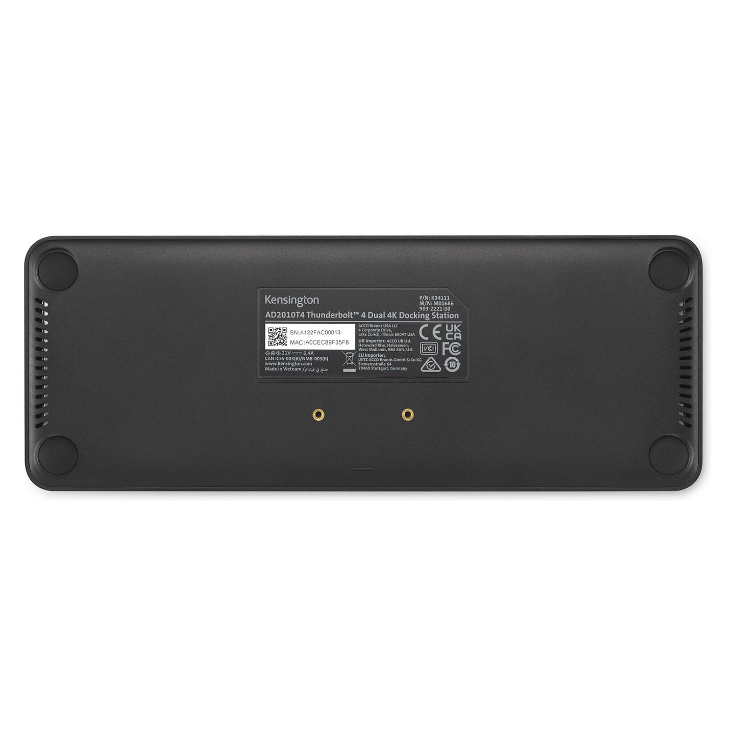 Docking Station Kensington SD5760T / Thunderbolt 4 / 13-Porta / Dual 4K / 96W Power Delivery - Hiri/Zezë - 5