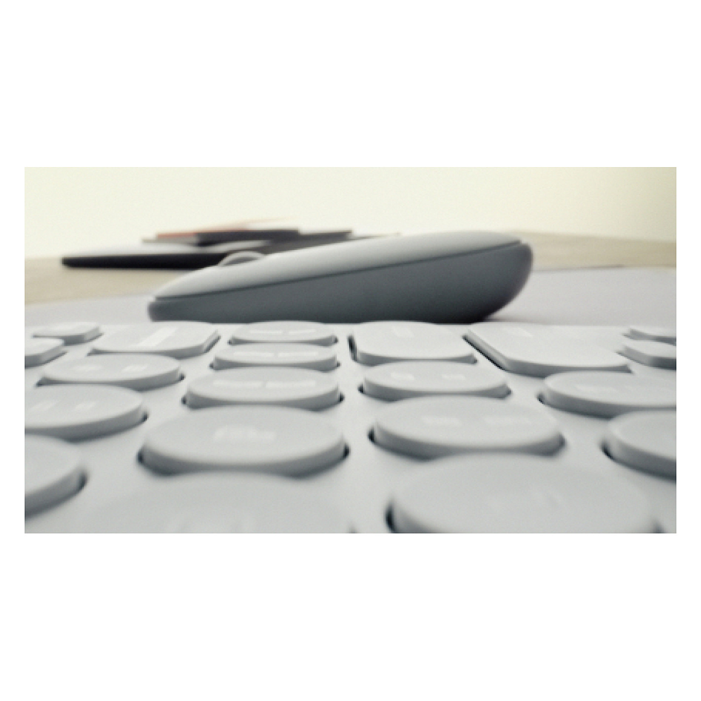 Tastierë Pa kabllo Logitech Pebble Keys 2 K380s / Kompakte / Scissor Switch / Bluetooth / 3 Pajisje / Easy-Switch / QWERTY US - Grafit - 4