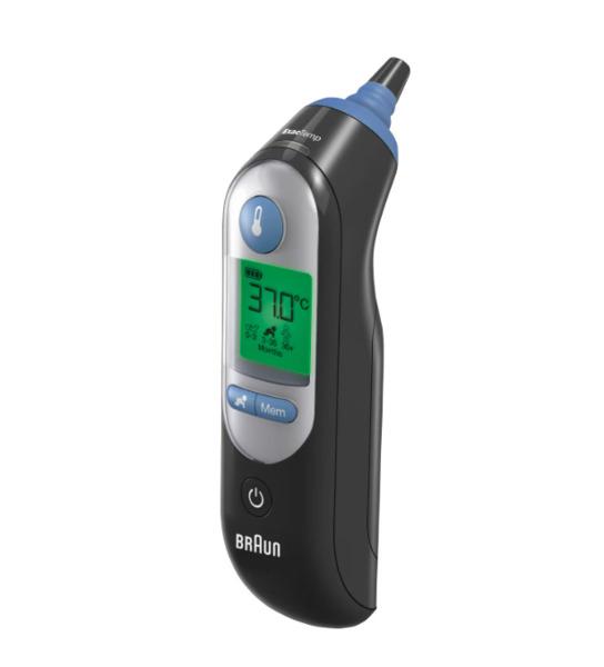 Termometër Braun ThermoScan 7 IRT6520 / Infrared / Ear / Age Precision / ExacTemp – Zezë