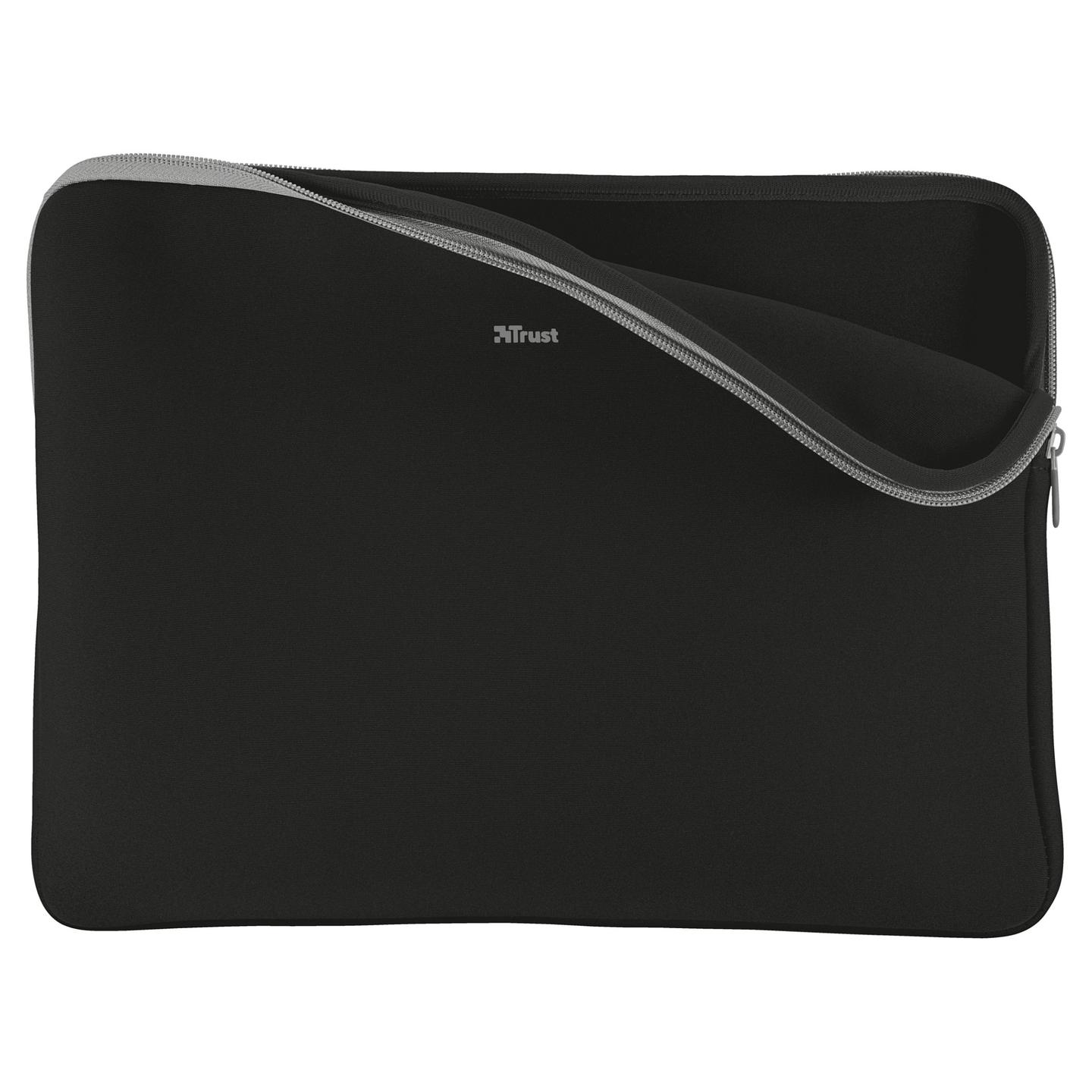 Çantë për Laptop Trust Primo Soft, 11.6", Neopren, Mbrojtje ndaj gërvishtjeve dhe goditjeve - Zezë - 5