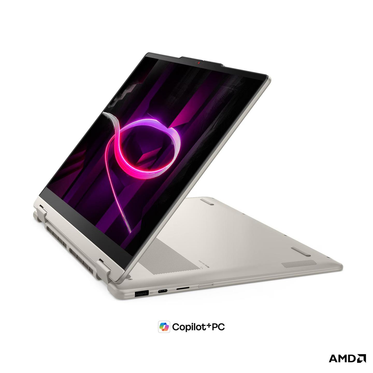 Laptop Lenovo Yoga 7 14AGP11 / 2-in-1 / AMD Ryzen AI 7 445 / 16GB LPDDR5X / 512GB / 14" WUXGA OLED Touch 60Hz / AMD Radeon 840M- Hiri - 4