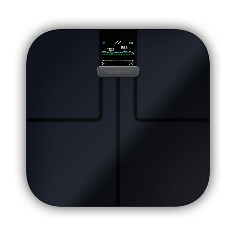 Peshore Smart Garmin Index S2 / Wi-Fi / Bluetooth / BMI / Body Fat / Muscle Mass / 181.4kg / 16 Përdorues – Zezë - 4