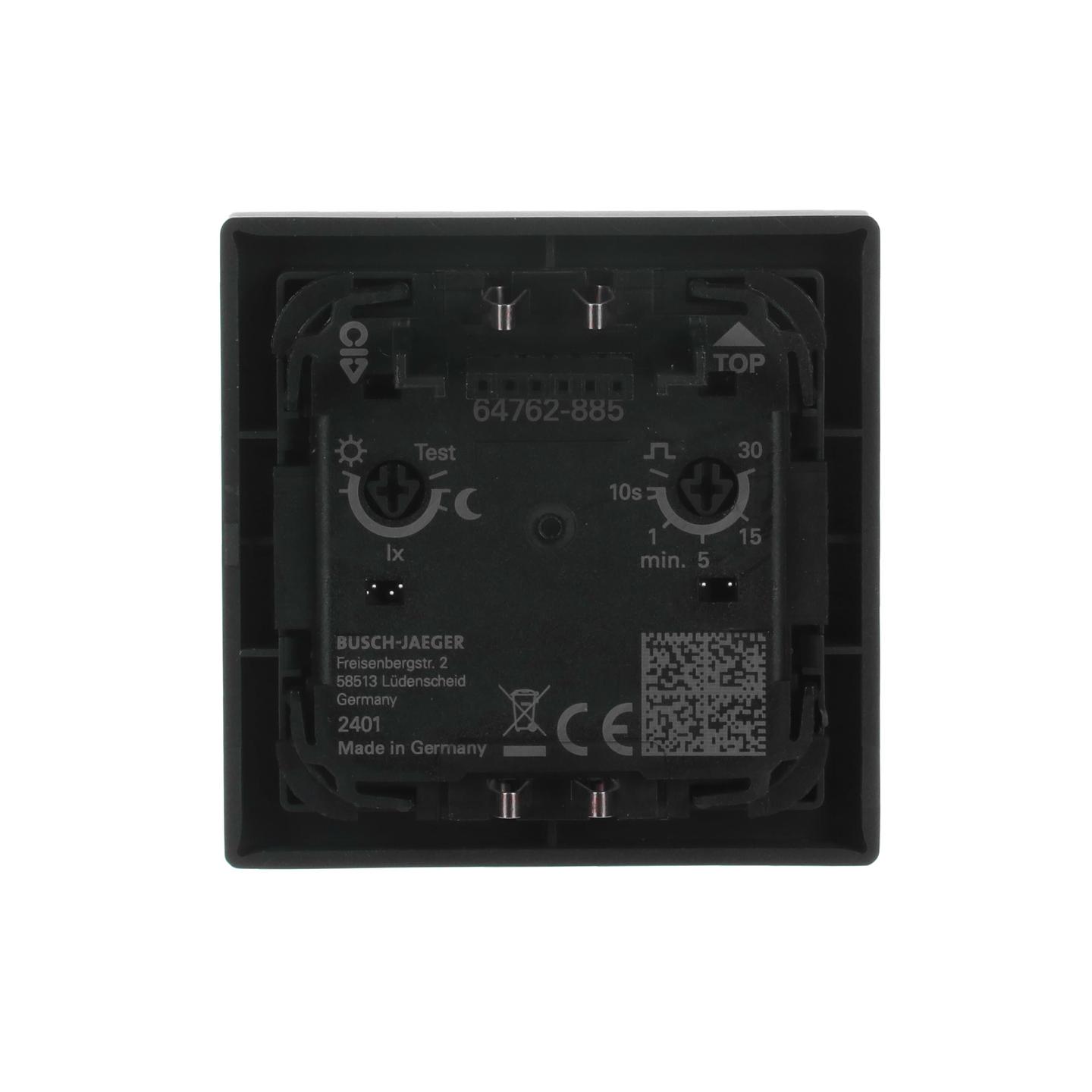 Sensor Lëvizjeje Busch-Jaeger 64762-885, 180°, Rreze deri në 12m, Matje e Ndriçimit të Ambientit, Select Lens - Zezë - 3
