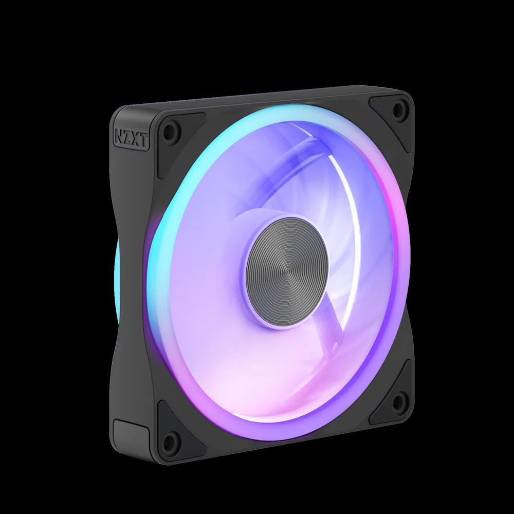 Ftohës për Kasë NZXT F120U Ultra RGB, 120mm, PWM, 2250 RPM, 60 CFM, ARGB - Zezë - 2