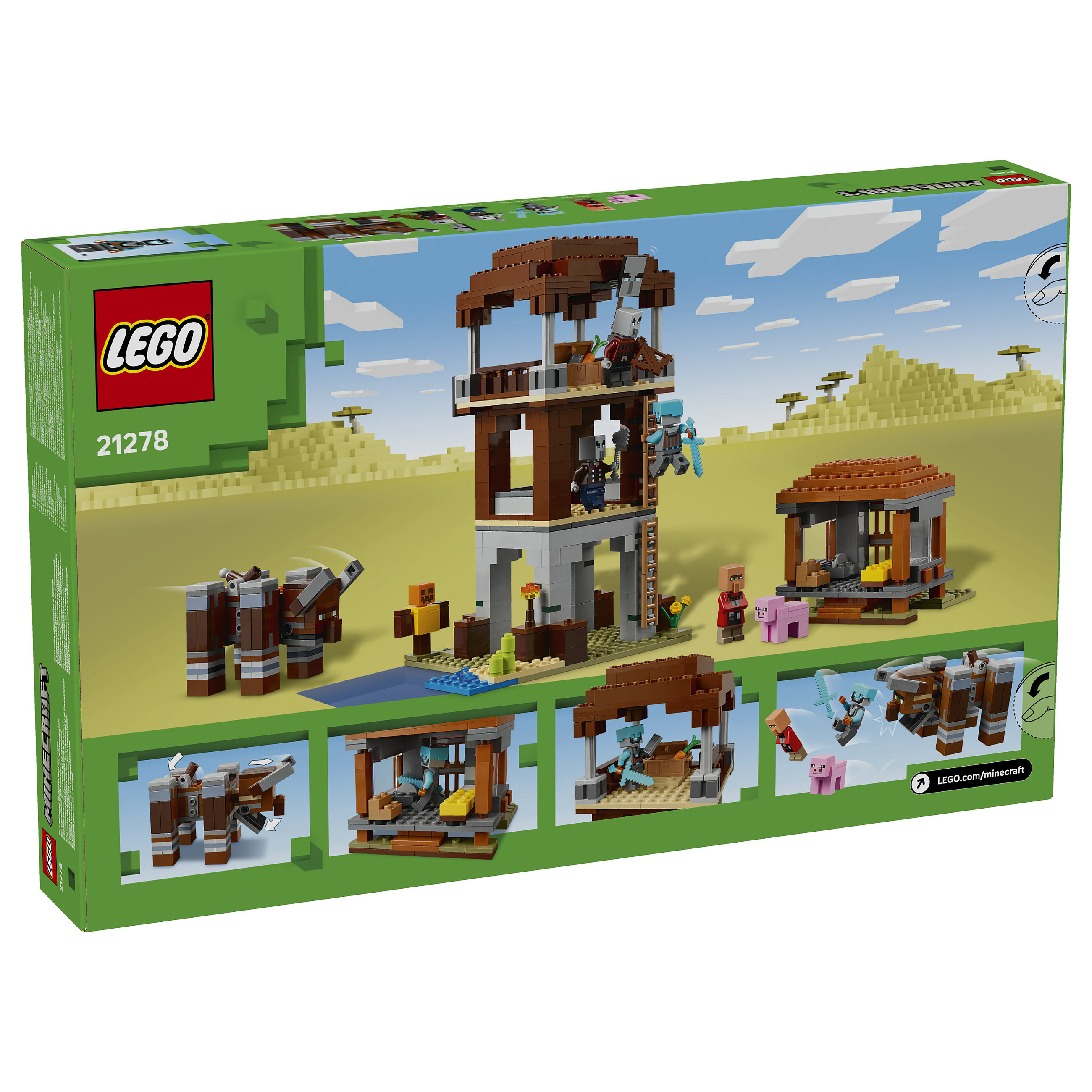 LEGO Minecraft The Pillager Outpost and Ravager - 28