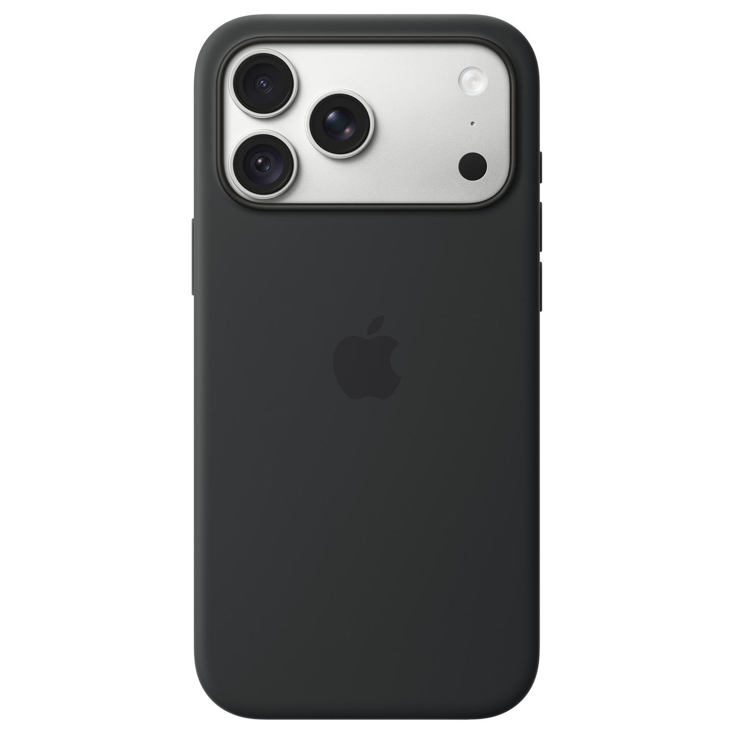 Case për Telefon Apple Silikon, MagSafe, iPhone 18 Pro Max - Black - 4