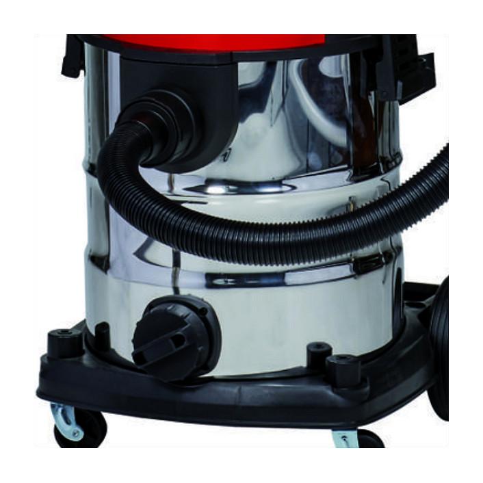 Fshesë për Pastrim të Thatë dhe të Lagësht Einhell TE-VC 36/25 Li S-Solo, 36V, 25L, 150mbar - Kuqe/Zezë - 6