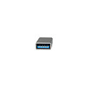 Adapter USB LogiLink AU0042 / USB-C mashkull në USB-A femër / USB 3.2 Gen 1 / 5 Gbit/s / OTG / 15W - Argjend - 2