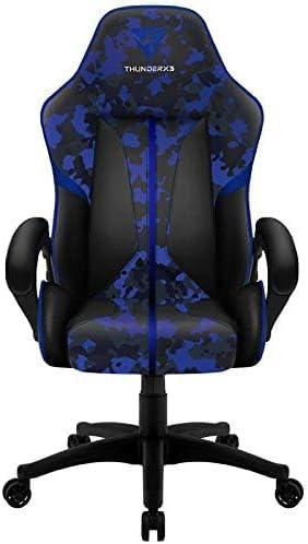 Karrige Gaming ThunderX3 BC1 CAMO / AIR Tech / Carbon Fiber Look / 360° / 3–18° Rocking / 150kg – Blu - 3