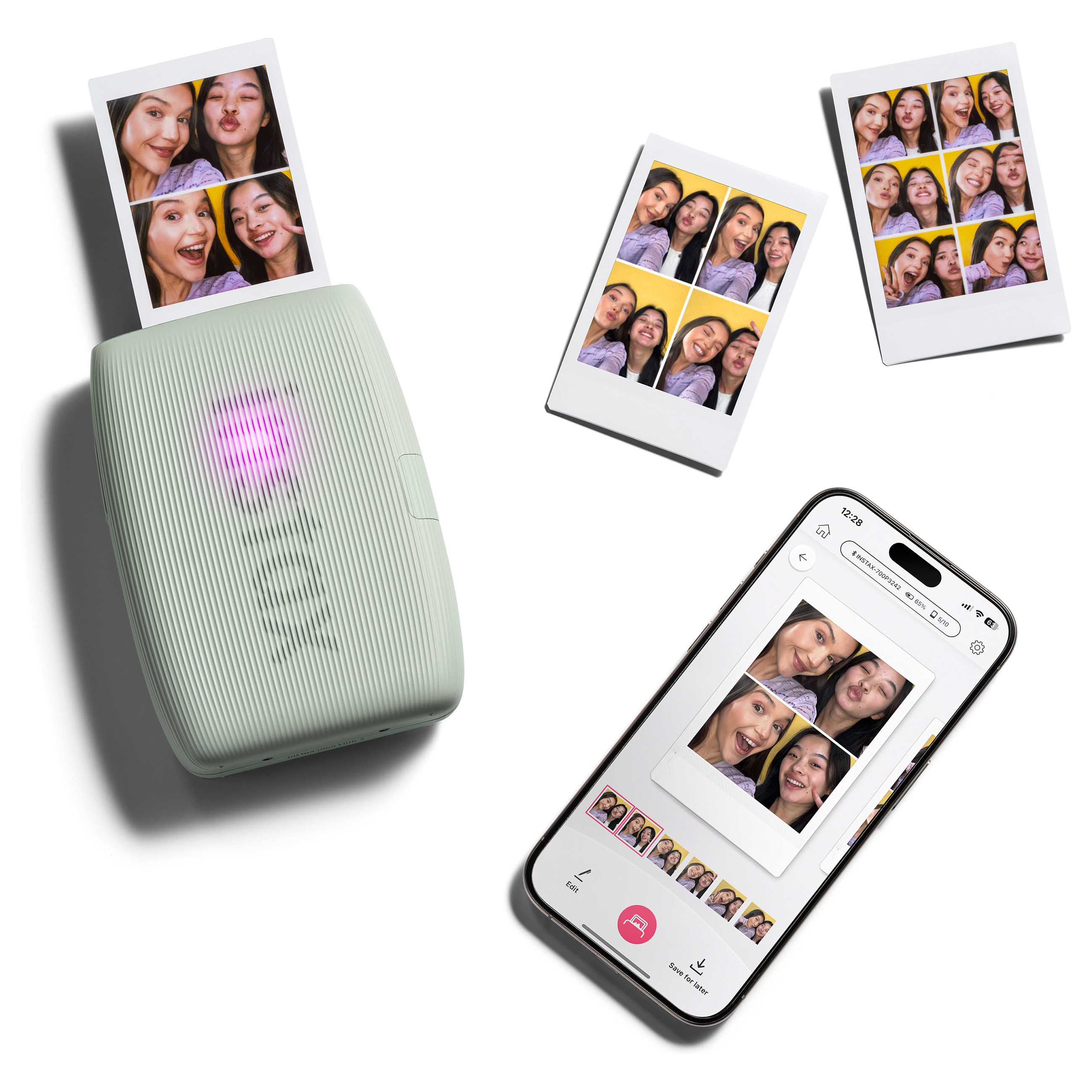 Printer për foto Fujifilm Instax Mini Link3 - Gjelbër - 5