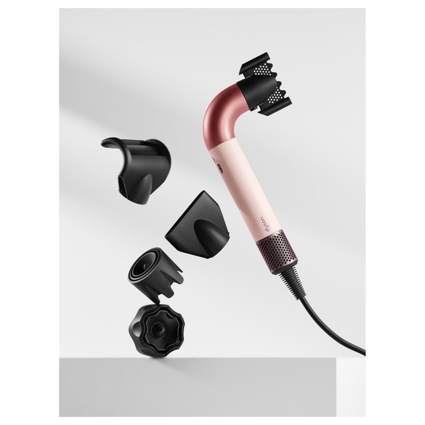 Tharëse për flokë Dyson Supersonic r HD17, 113332-01, 1700 W, 110.000 rpm, 4 temperatura, 3 shpejtësi, 5 aksesorë RFID - Pink/Rose Gold - 9