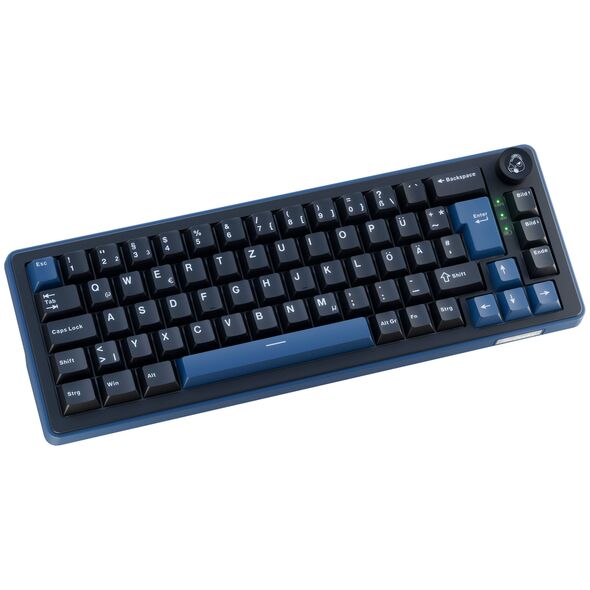 Tastierë Gaming Ducky OK-M 65 / 65% / Mekanike / KTT Linear / Hot-Swap / RGB / USB-C - Zezë - 2