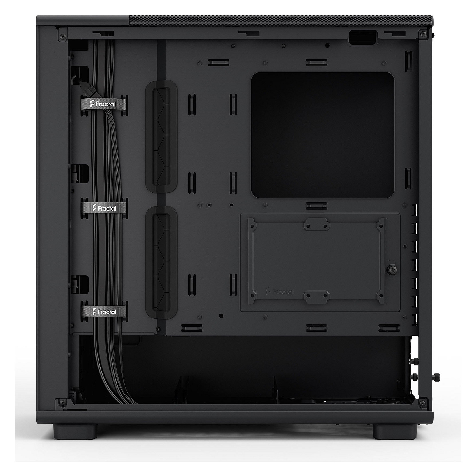Kasë PC Fractal Design Epoch Black Solid / Midi Tower / 3x 120mm Fan / ATX / SSD 2.5" - Zezë - 14
