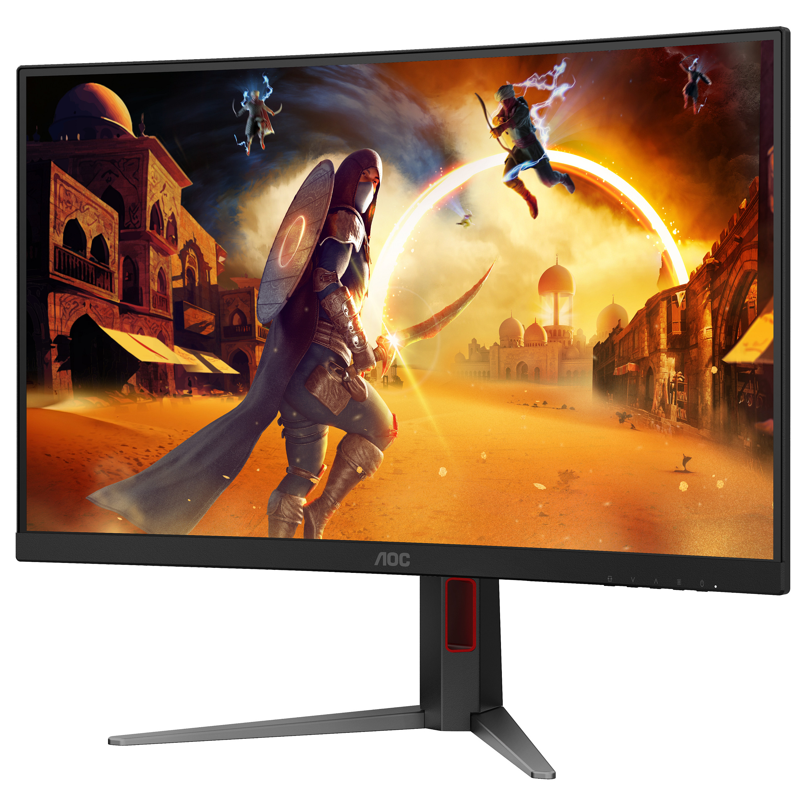 Monitor Gaming AOC G4 C27G4Z2 / 27" / Full HD VA Curved / 240Hz / 1ms / - Zezë+Kuqe - 9