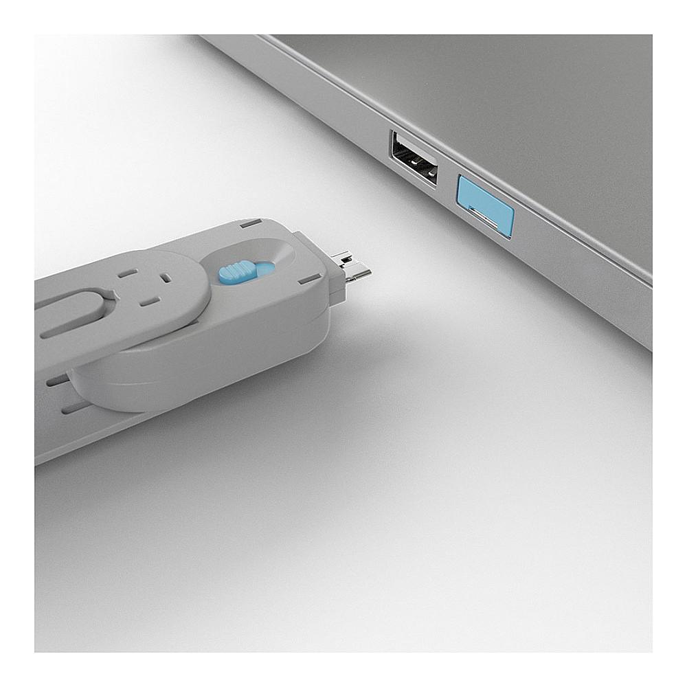 Bllokues portash Lindy 40622, USB-A - Blu - 4