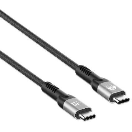 Kabllo USB Manhattan / USB4 / USB‑C Male–Male / 240 W / 40 Gbps / 8K / 1 m - 3