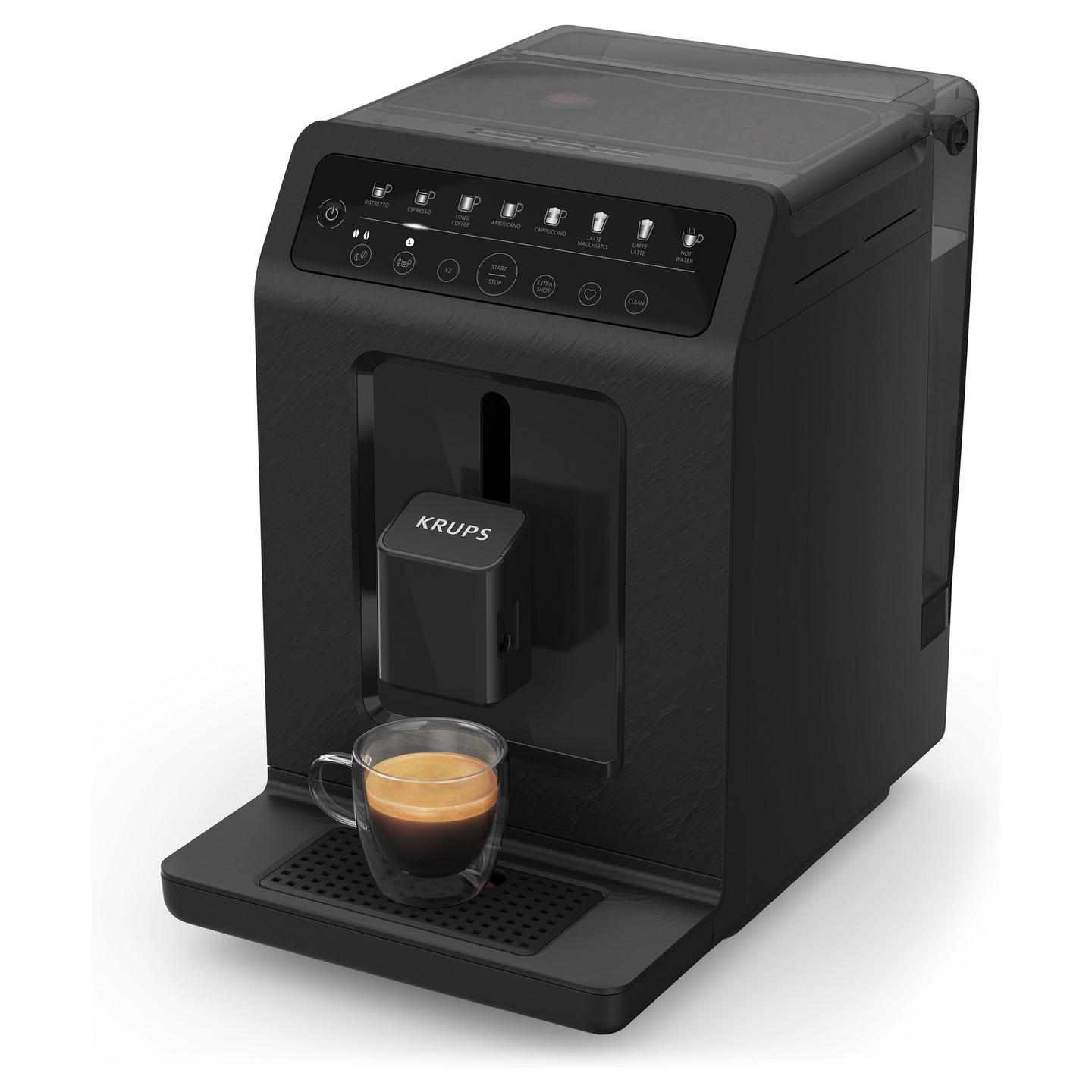 Aparat për Kafe Krups Evidence Eco-Design EA897B, 1450 W, 15 bar, 2.3 L, One Touch Cappuccino – Zezë - 5