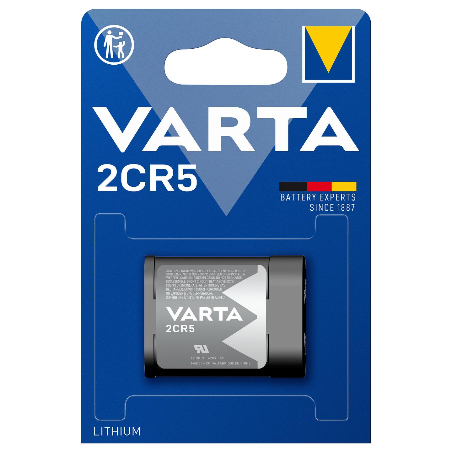 Bateri Photo 2CR5 6V – Varta - 2