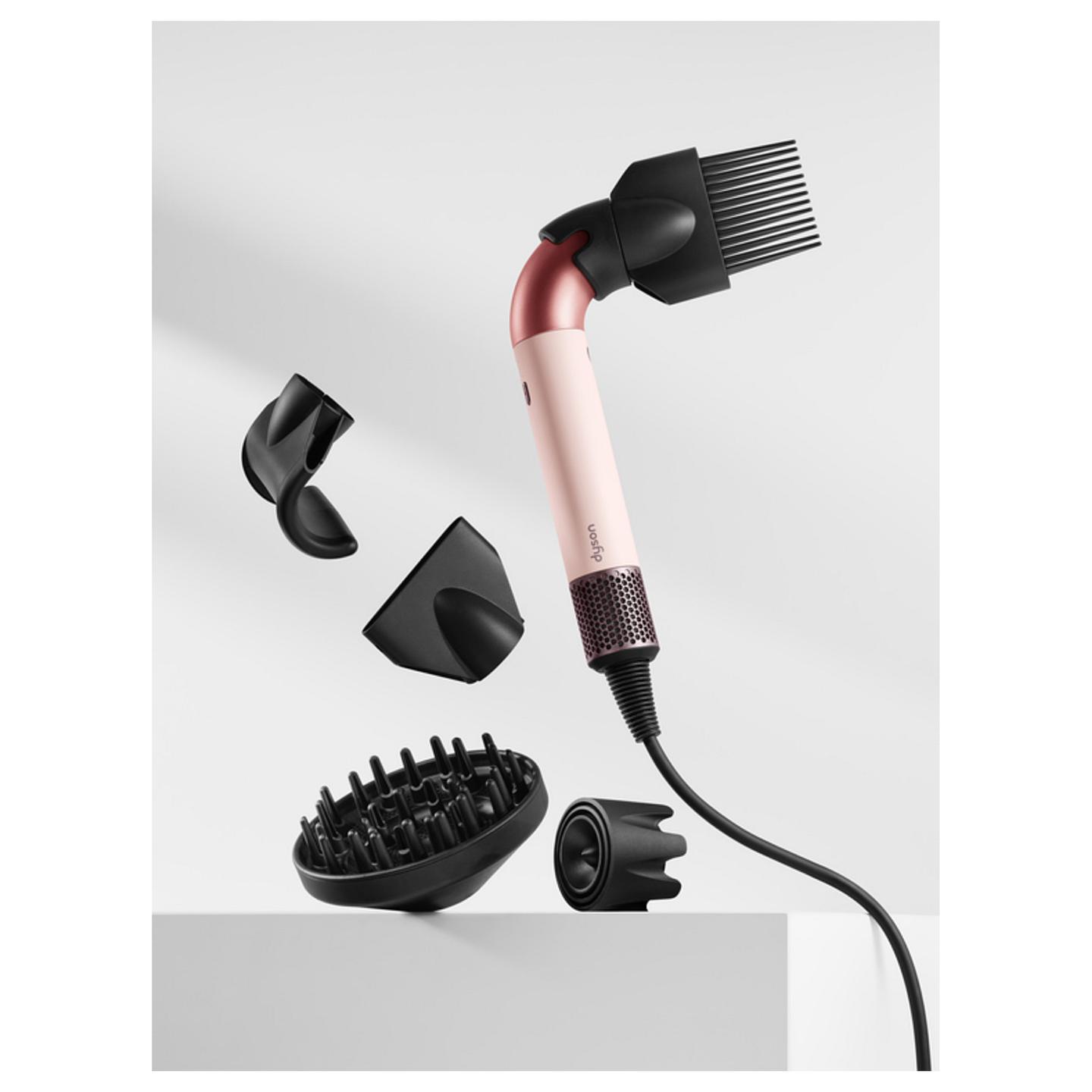Tharëse për Flokë Dyson Supersonic r HD17 Curly+Coily, 1700W, 3 Shpejtësi, 4 Temperatura, Ajër i Ftohtë, Jonizues - Rozë - 10