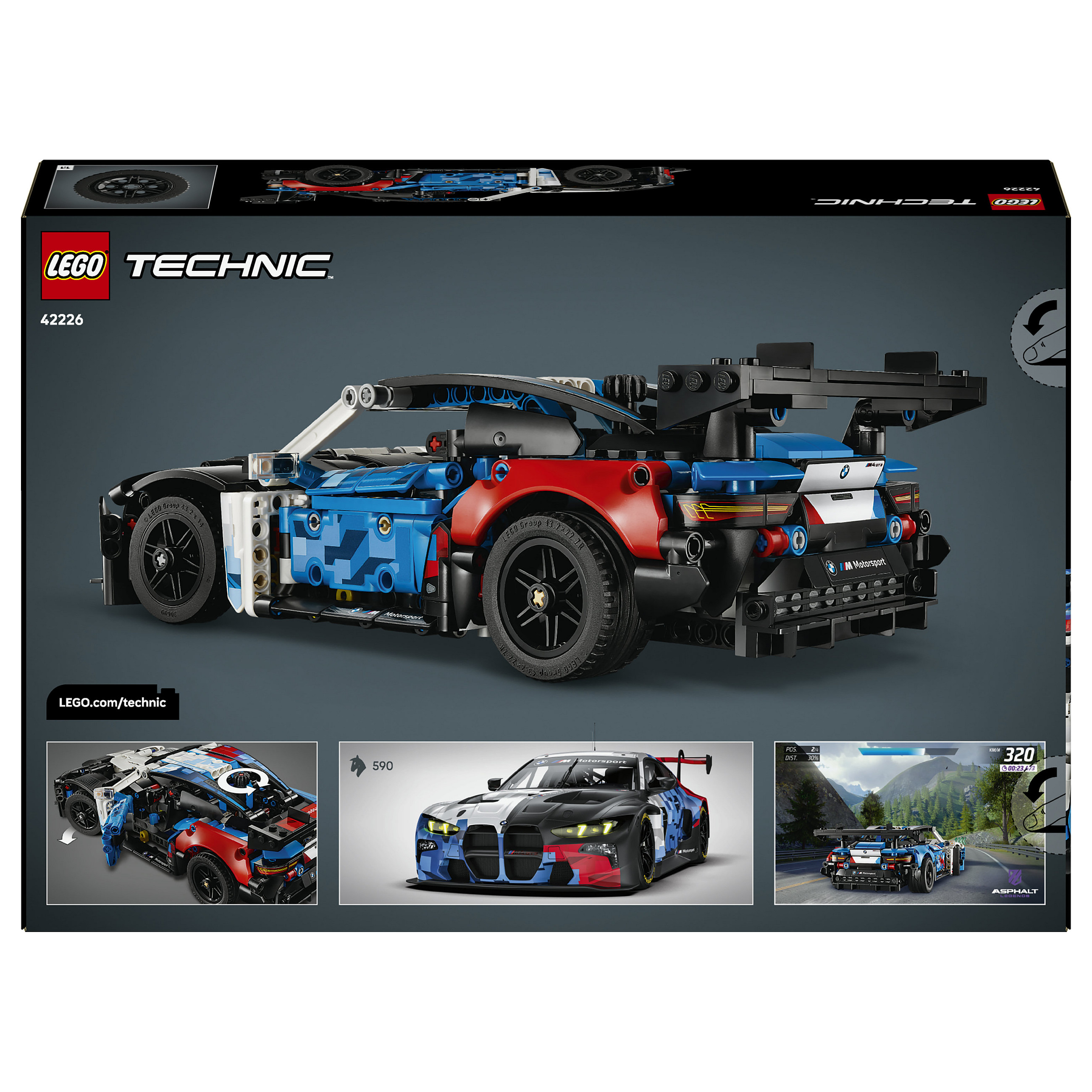 LEGO Technic BMW M4 GT3 EVO Race Car 42226 - 8