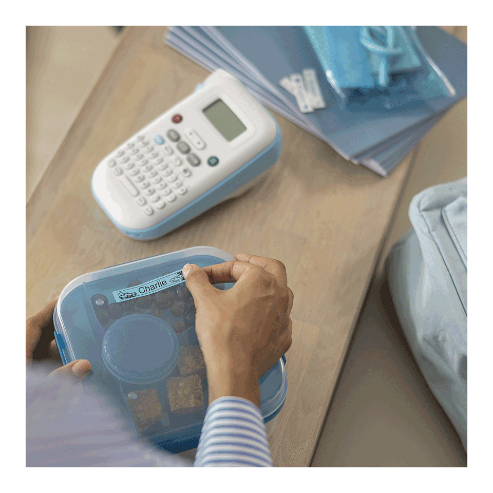Printer Label Mobile Brother PT-N10 / Për Etiketa / Termal / 180 DPI / 12mm / USB + Bluetooth - Blu/Bardhë - 5