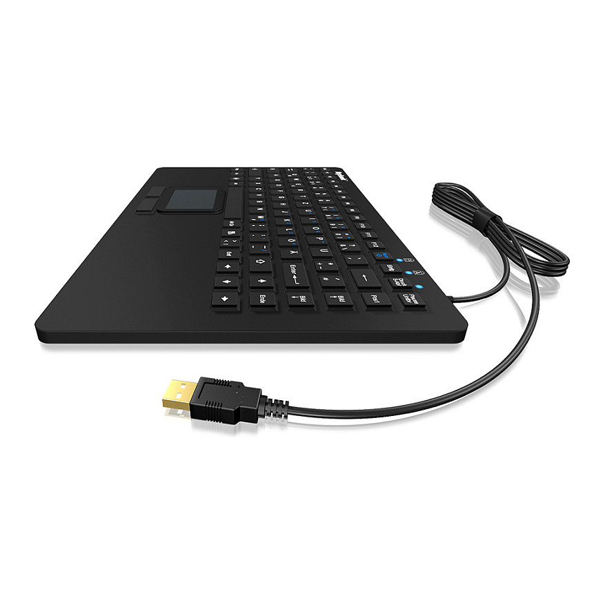 Tastierë me kabllo KeySonic KSK-5230 IN (US) / QWERTY / 87 Taste / USB - Zezë - 2